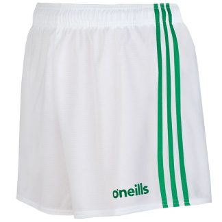 White and Green Shorts