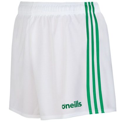White and Green Shorts