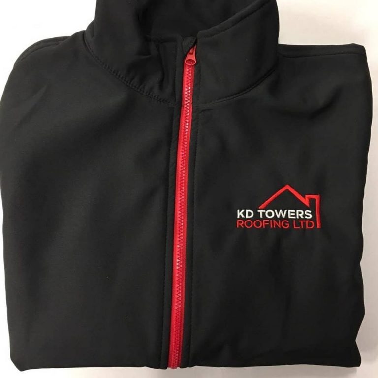 KD Towers Roofing Embroidered Soft Shell Jacket