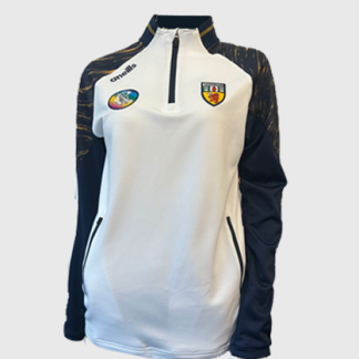 Antrim Camogie White Half Zip 2025