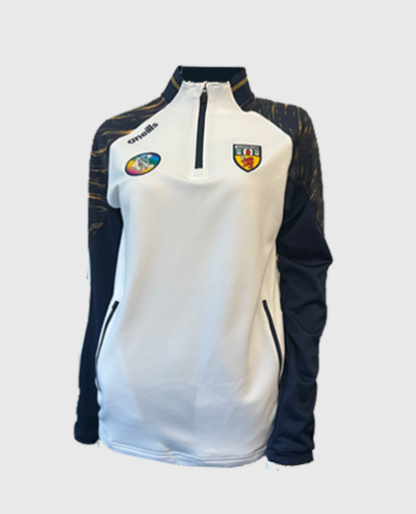 Antrim Camogie White Half Zip 2025