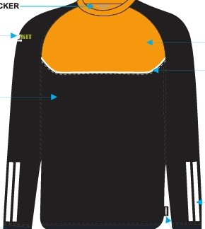 Windcheater Black/Amber