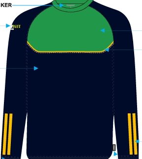 Windcheater Navy/Green