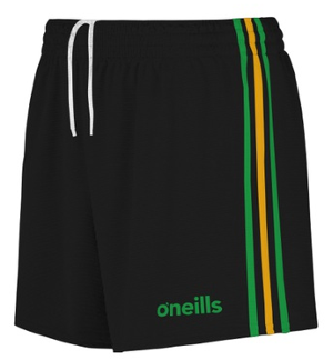 Creggan Shorts - Black/Green/Yellow
