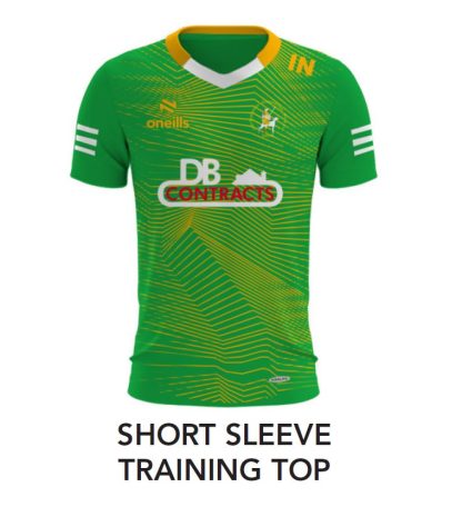 Dunloy Training Top Green/Amber (PO)