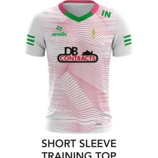 Dunloy Training Top White/Pink (PO)