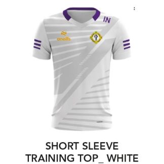 Naomh Padraig Short Sleeve Training Top White (PO)