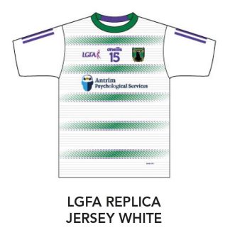 Wolfe Tones LGFA Replica Jersey White