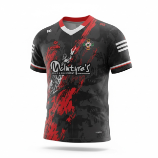 Kilrea Short Sleeve Training Top Black/Red