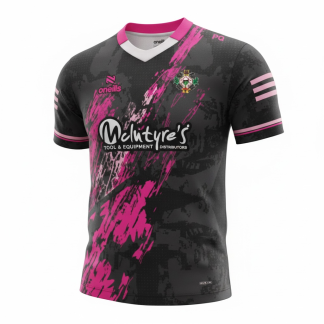 Kilrea Short Sleeve Training Top Black/Pink