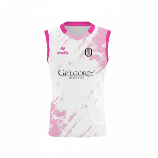 All Saints Vest Pink White