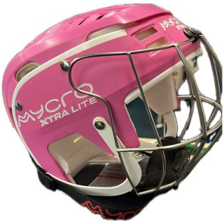 Pink with White Stripe Mycro Helmet